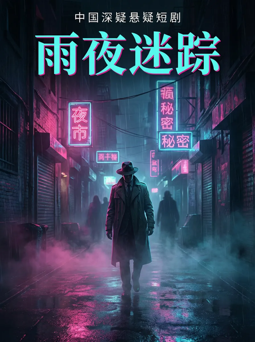 御龙在天配置要求 悬疑追踪短剧 - 雨夜迷踪海报